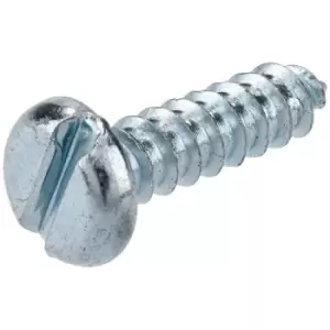 image of R-TECH 337101 Self Tap Screws Pan Head Slotted No. 6 12.7mm - Pack ...