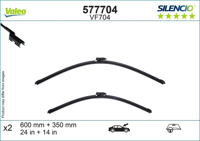 Image of Wiper blade VALEO 577704