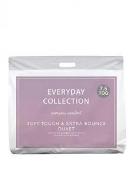 image of Everyday Collection Soft Touch and Extra Bounce 7.5 Tog Duvet