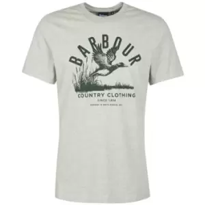 image of Barbour Mens Country Clothing Tee Grey Marl XL