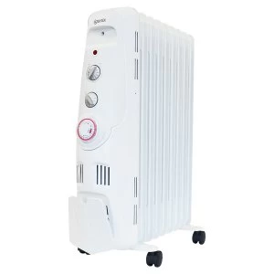 image of Igenix 2kW Oil Radiator with 24 Hour Timer - White