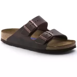 Image of Birkenstock Unisex Arizona Soft Footbed Oiled Nubuck Leather Sandal Habana UK7 (EU40)