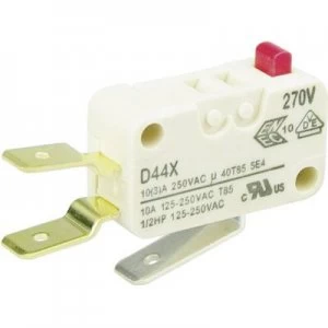 image of Cherry Switches Microswitch D449 V3AA 250 V AC 10 A 1 x OnOn momentary