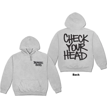 image of The Beastie Boys - Check Your Head Unisex Medium Hoodie - Grey