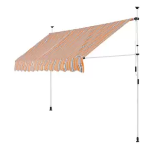 image of Clamp Awning Orange/Black/White 300cm