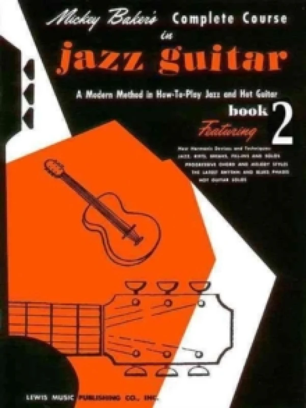 Image of Mickey Bakers Complete Course in Jazz Guitar by Mickey Baker Book