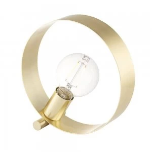 Image of 1 Light Table Light Brushed Brass, E27