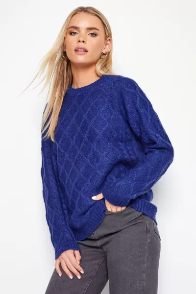 image of Petite Cable Knit Jumper