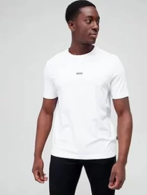 Image of BOSS Tchup Centre Logo T-Shirt &ndash; White Size XL Men