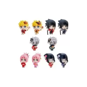 image of Naruto Shippuden Petit Chara Land Trading Figure 6cm 10th Anniversary Ver. Assortment (10)