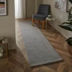 Image of Mayfair Esme 60x230cm Sliver Wool Runner