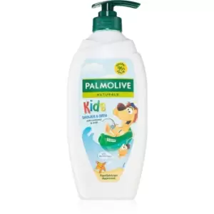 image of Palmolive Naturals Kids creamy shower gel for baby's skin with pump 750ml