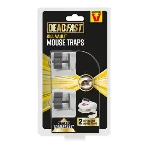 Deadfast Mouse Trap Rodent Bait, Pack Of 2