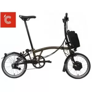 image of Brompton Electric C Line Explore - Mid Handlebar - Black