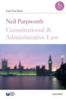 Image of Constitutional and Administrative Law by Neil Parpworth Paperback