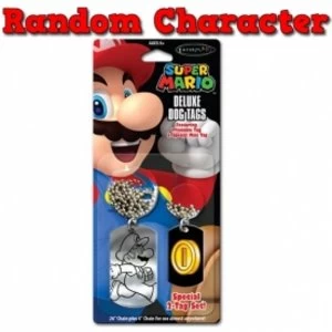 Image of Super Mario Deluxe Dog Tag Blister 24 Packs