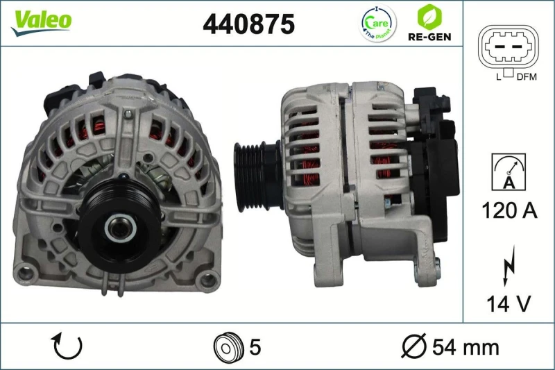 Image of Alternator VALEO 440875