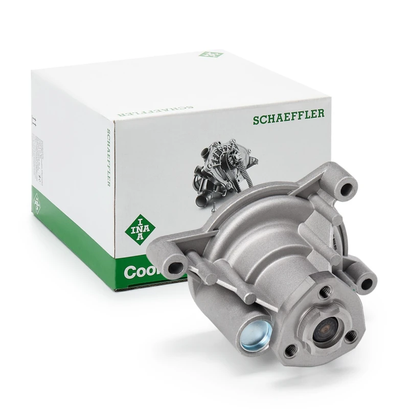 Image of INA 538 0356 10 Water pump for V-ribbed belt use, with gasket/seal Water Pump (1260)
