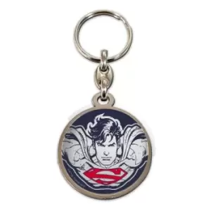 Image of DC Comics Metal Keychain Superman Face 7 cm