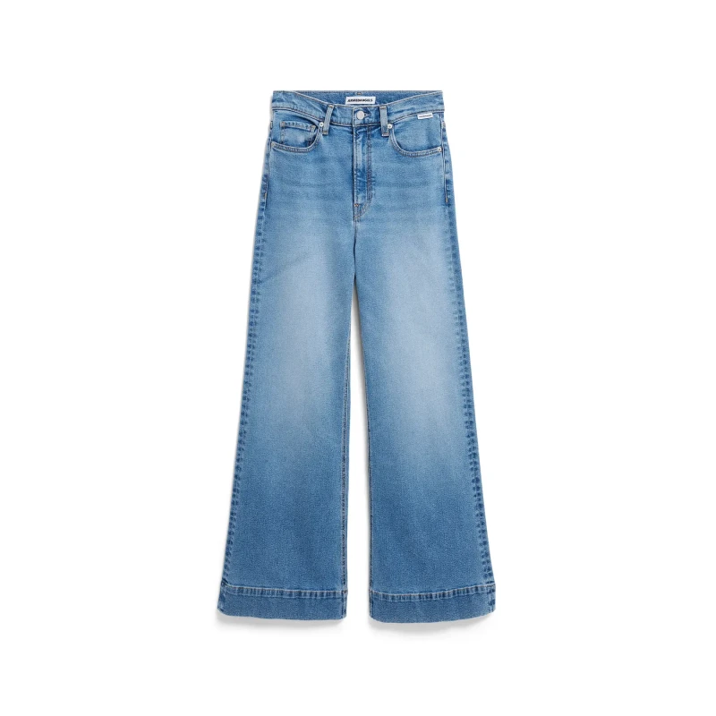 Image of ARMEDANGELS Wide Leg Womens Jeans Armedangels Murilaa Bleu Female 29x34 30008711-3226