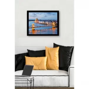 Image of SC0792 Multicolor Decorative Framed MDF Painting