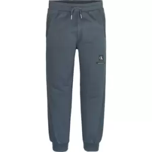 image of Calvin Klein Jeans Reversed Terry Sweatpants - Blue