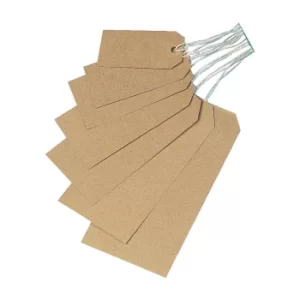 Strung Tags Size 4 108X54 MM Buff (Box-1000)