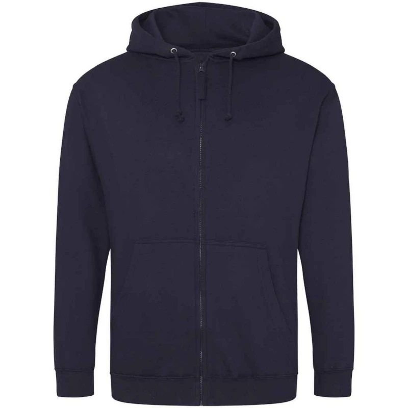 Image of AWDis AWDis Men Full Zip Hoodie in Dark Navy Size: large Dark Navy L Male 5063527321800