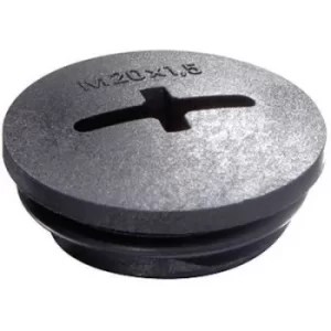 Image of Wiska EVSG-ORD M20 RAL 9005 Filler plug M20 Polyamide Black (RAL 9005)