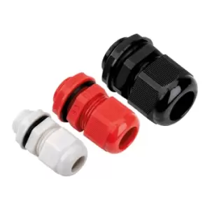 Image of HellermannTyton NGM32-GRY M32 Cable Gland 18-25mm Grey (Pack 5)