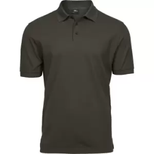 Image of Tee Jays Mens Luxury Stretch Short Sleeve Polo Shirt (M) (Powder Grey)