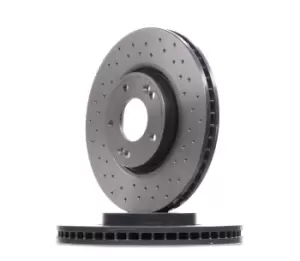 Image of BREMBO Brake disc XTRA LINE - Xtra 09.A532.2X Brake rotor,Brake discs HYUNDAI,KIA,i30 (FD),i30 (GD),i30 CW (FD),i30 CW (GD),i30 Coupe,VELOSTER (FS)