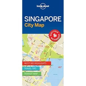 Image of Lonely Planet Singapore City Map Sheet map, folded 2017