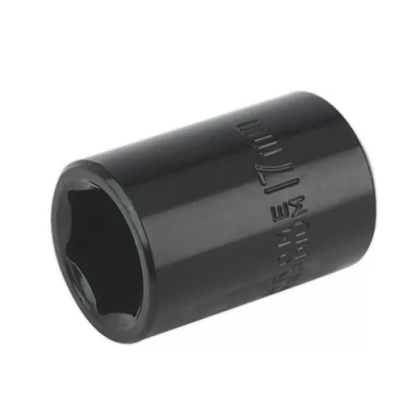 image of Genuine SEALEY IS1217 Impact Socket 17mm 1/2Sq Drive