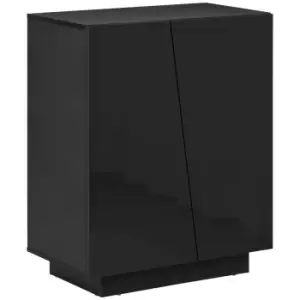 Image of Storage Cabinet for Bedroom High Gloss Sideboard for Living Room