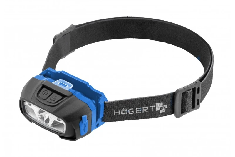 Image of Hogert Technik HT1E421 Headlight 5W, 650mAh ABS (Acrylonitrile-Butadiene-Styrene Copolymerisate) Headlight (6791)