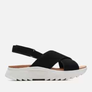 Image of Clarks DashLite Wish Suede Sandals - UK 8