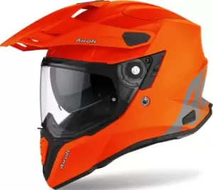 Image of Airoh Commander Color Motocross Helmet, orange, Size 2XL, orange, Size 2XL