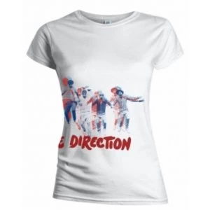 Image of One Direction Band Jump Wraparound Skinny TS: Small