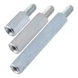 Image of PB Fastener S48050X35 Zinc Plated Steel M/F Spacers M5 x 35mm Pack...