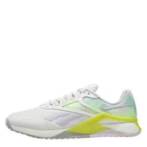 image of Reebok Nano X2 Shoes Womens - Chalk / Quartz Glow / Acid Yel