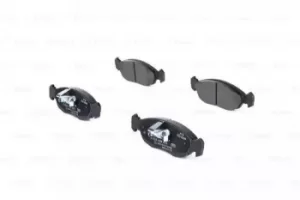 Image of Bosch 0986424410 BP200 Brake Pad Set Disc Brake Front Axle