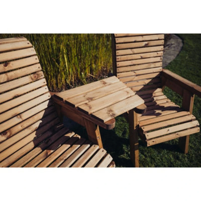 Image of Churnet Valley Garden Furniture Ltd Valley Angled Tray - Timber - L43.5 X W58 X H4cm - Fully Assembled
