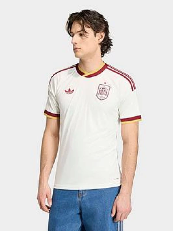 Image of adidas Spain Away Shirt World Cup 2026 Mens - White Male M