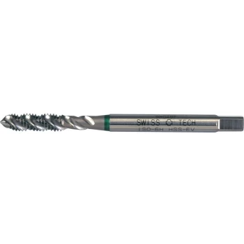 Image of M8X1.25 HSS-EV Green Ring Taps: Spiral Flute - Nitride Coated - Swisstech