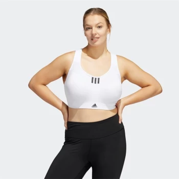 Image of adidas TLRD Impact Training High-Support Bra (Plus - White