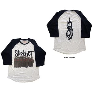 Image of Slipknot - Choir Unisex Large T-Shirt - Black,White