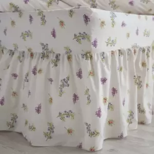 Image of Belledorm Delphine Fitted Valance (King) (White)