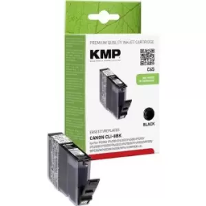 Image of KMP Ink replaced Canon CLI-8 Compatible Photo Black C65 1503,0001