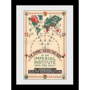 image of Transport For London Empire Under One Roof 60 x 80 Framed Collector Print